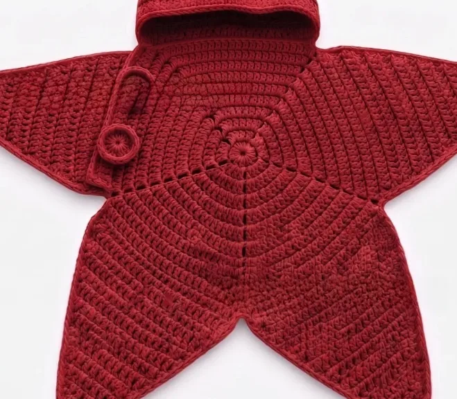 Baby Star Suit - Ruby Red Star